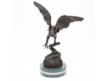 Houston Scott (American, b. 1943) 20th C. Bronze Sculpture of an Eagle