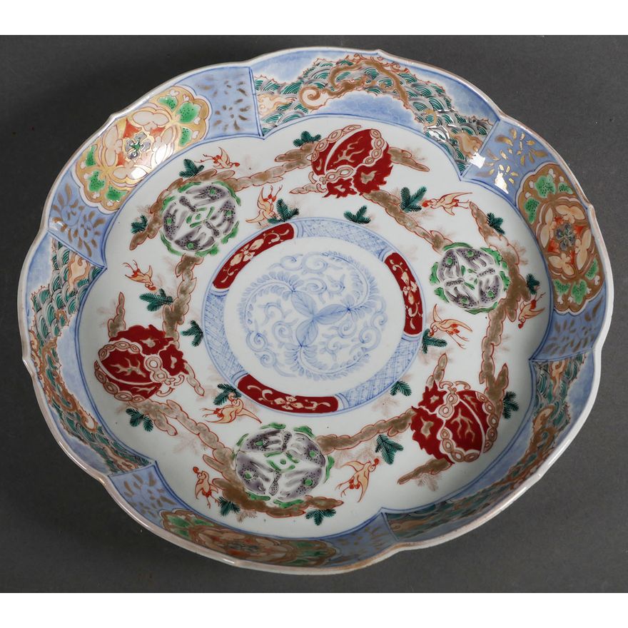 Antique Japanese Imari Porcelain Plate