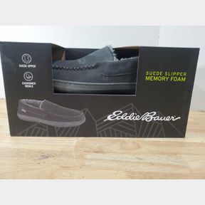 Eddie Bauer - Men's Suede Slipper - Large (9.5-10.5)