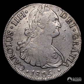Chile, Santiago. 8 Reales. 1805 (Carlos IV). FJ.