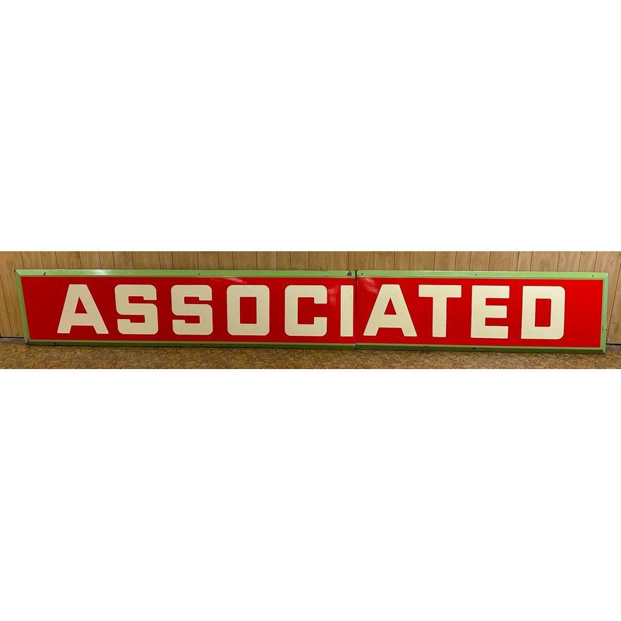 Associated 2-Piece Porcelain Sign (TAC)