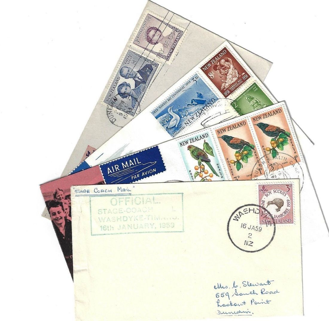 New Zealand 1958-62 First Day Covers, Used (25 different)