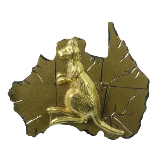 Australia Patriotic Pin in 14ct Yellow Gold
