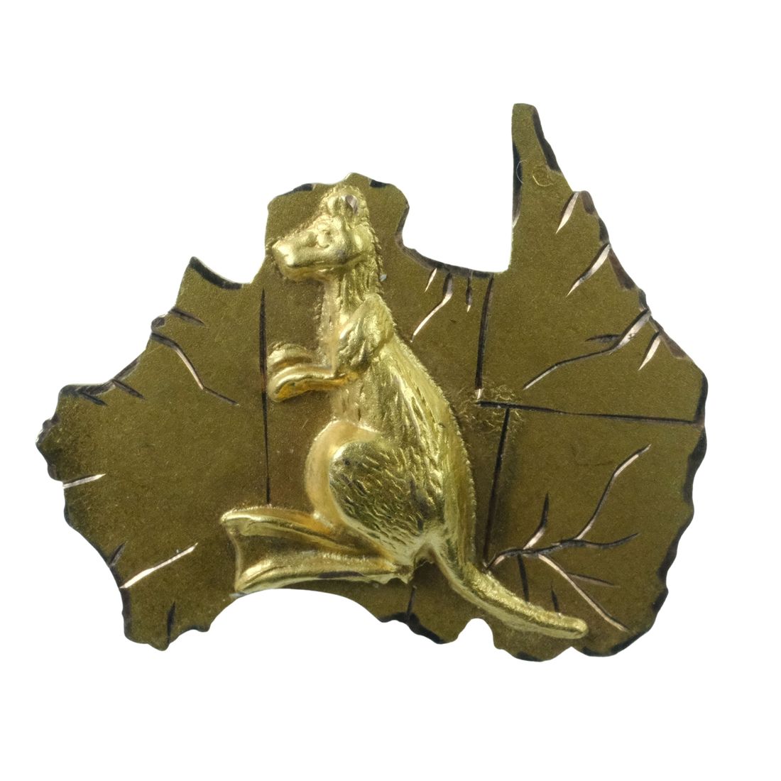 Australia Patriotic Pin in 14ct Yellow Gold
