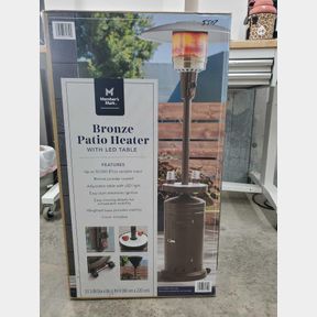 Member's Mark Bronze Patio Heater with LED Table